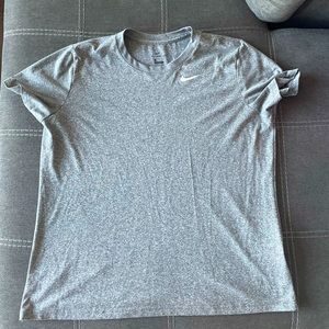 Nike Dri-Fit Heather Gray T-Shirt XL 🤍🖤